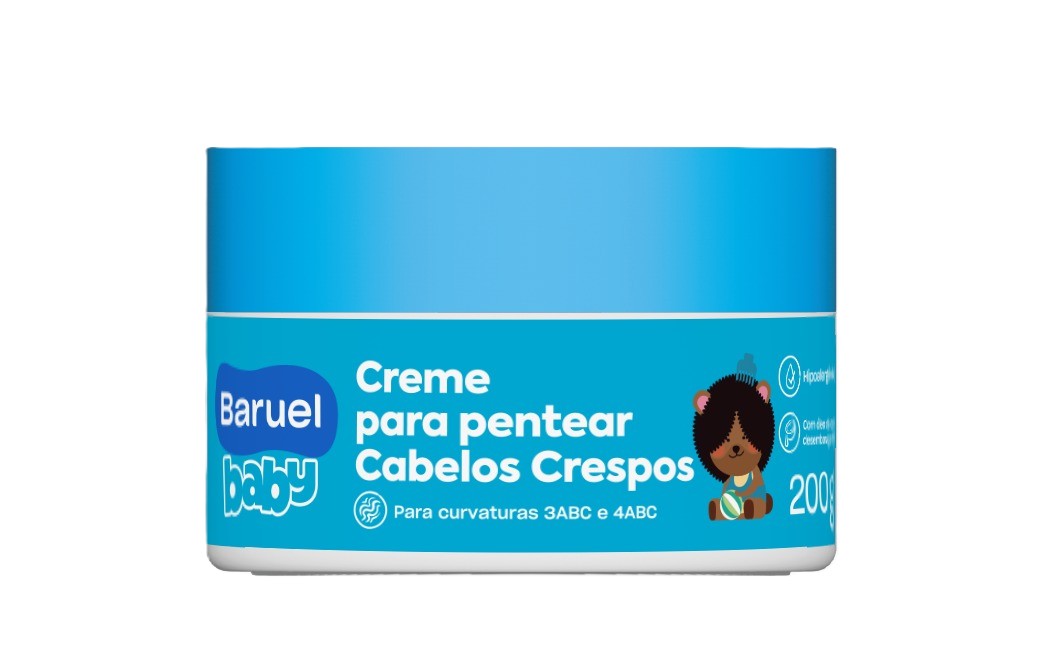 Creme para Pentear Cabelos Crespos 200g