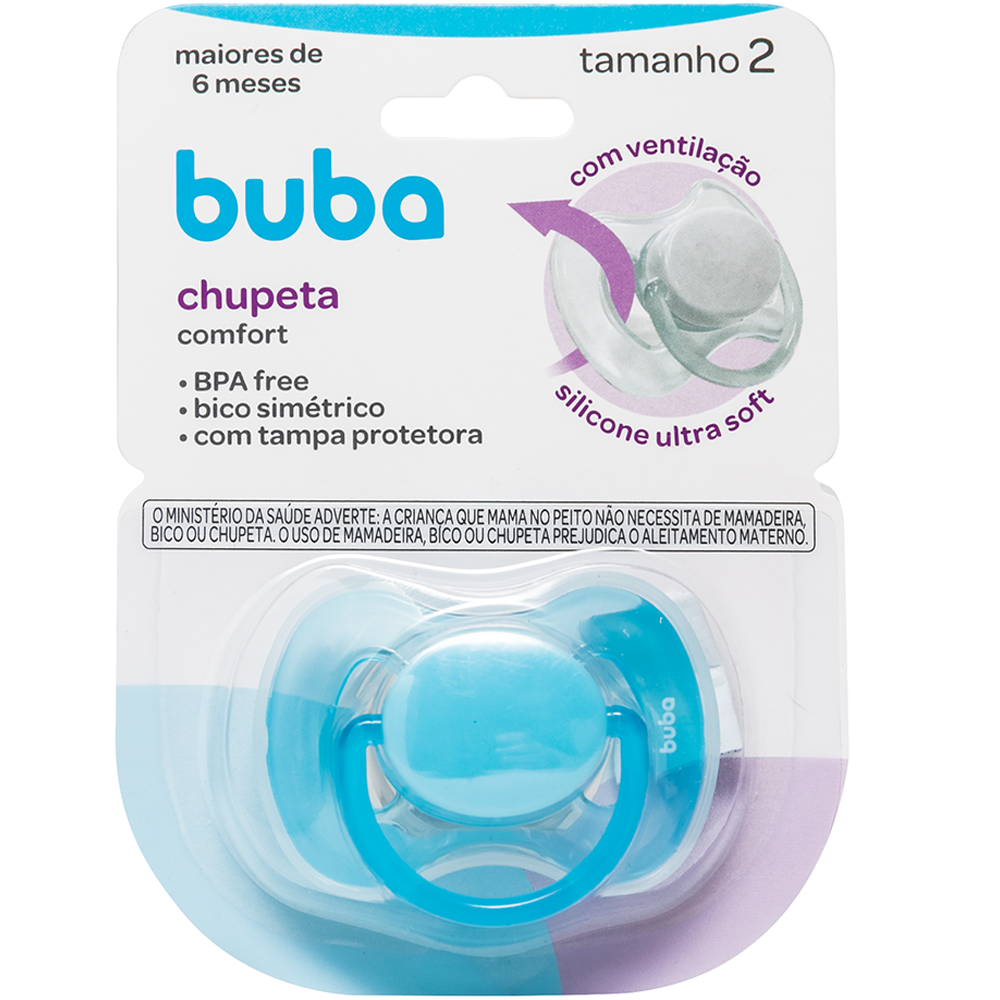 Chupeta Buba comfort Tam.2 - Azul