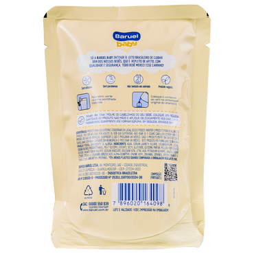 Refil Shampoo Suave, 210ml - Baruel Baby