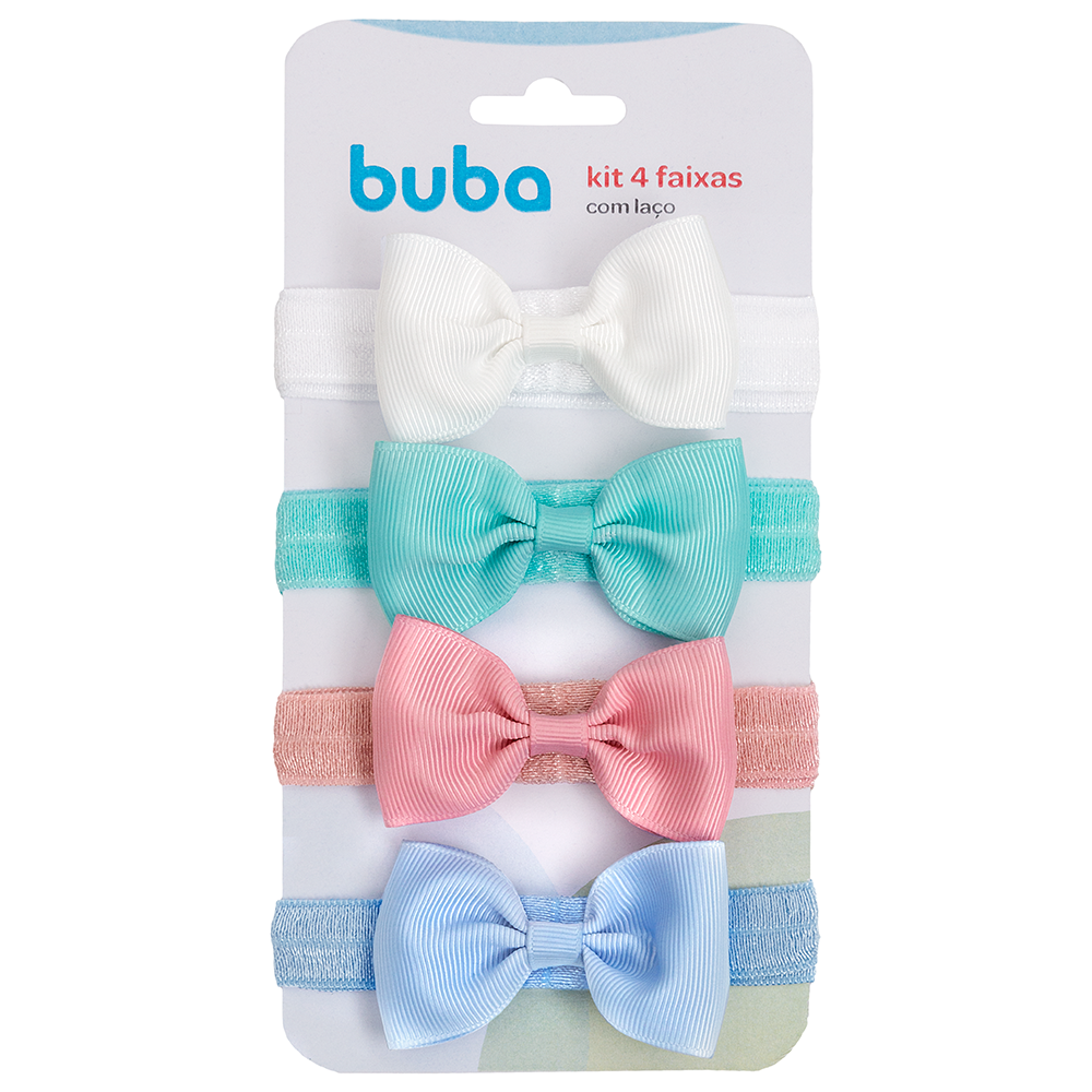 Kit 4 Faixas com Laço Buba (modelo 2)