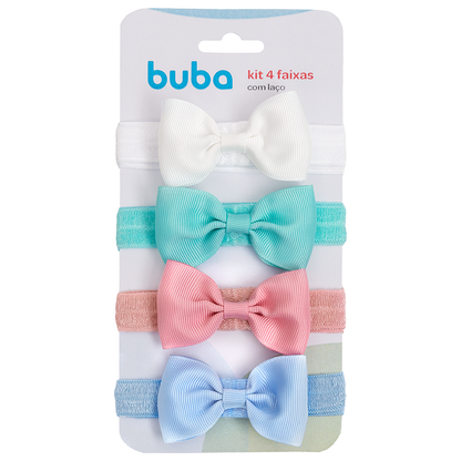 Kit 4 Faixas com Laço Buba (modelo 2)
