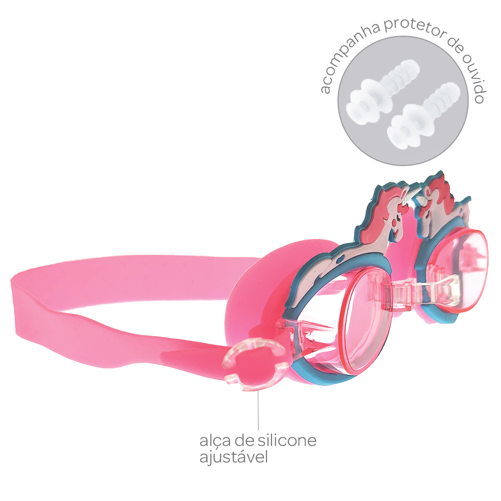 Oculos de Natação, Unicórnio - Buba