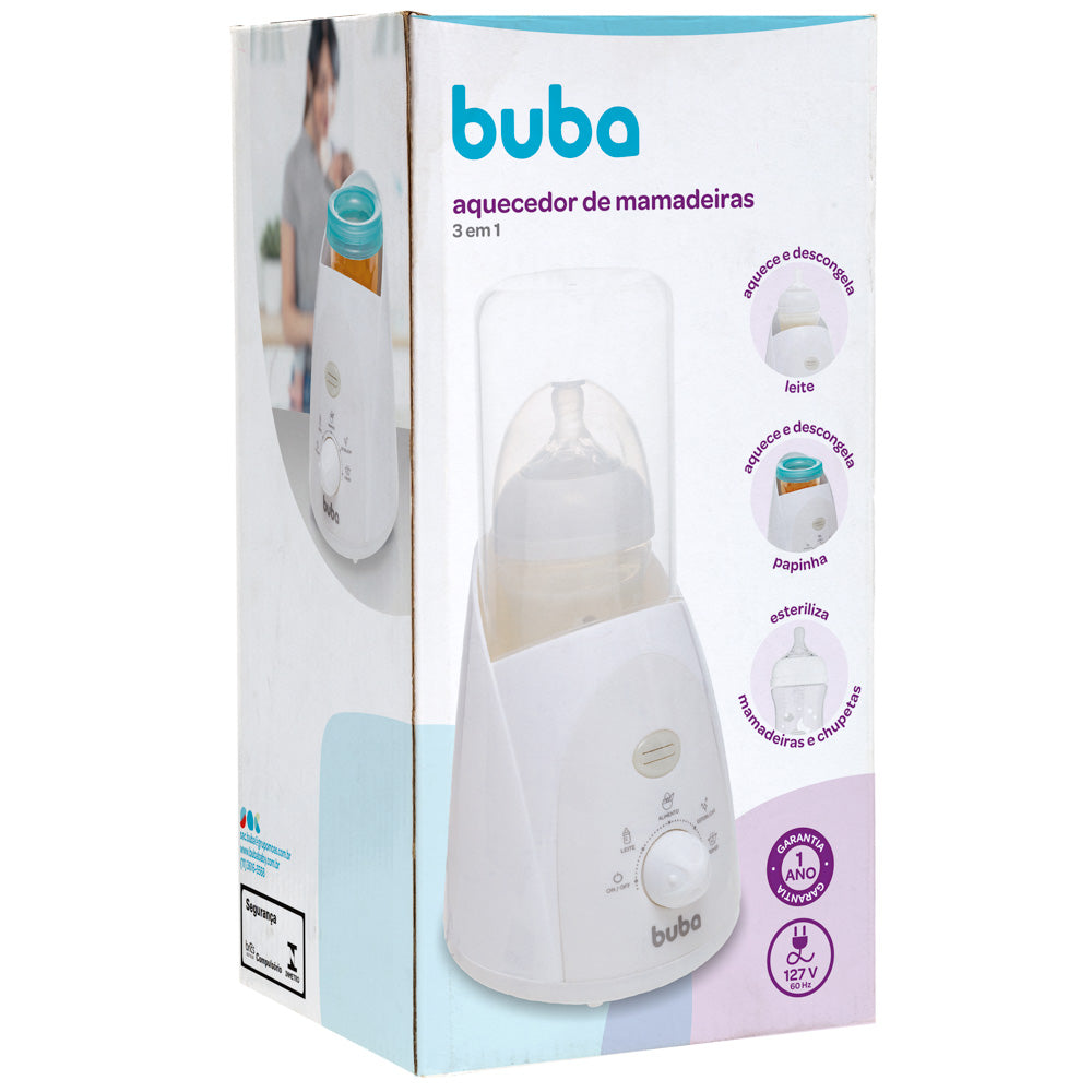 Aquecedor de Mamadeiras 3 em 1, 127v - Buba