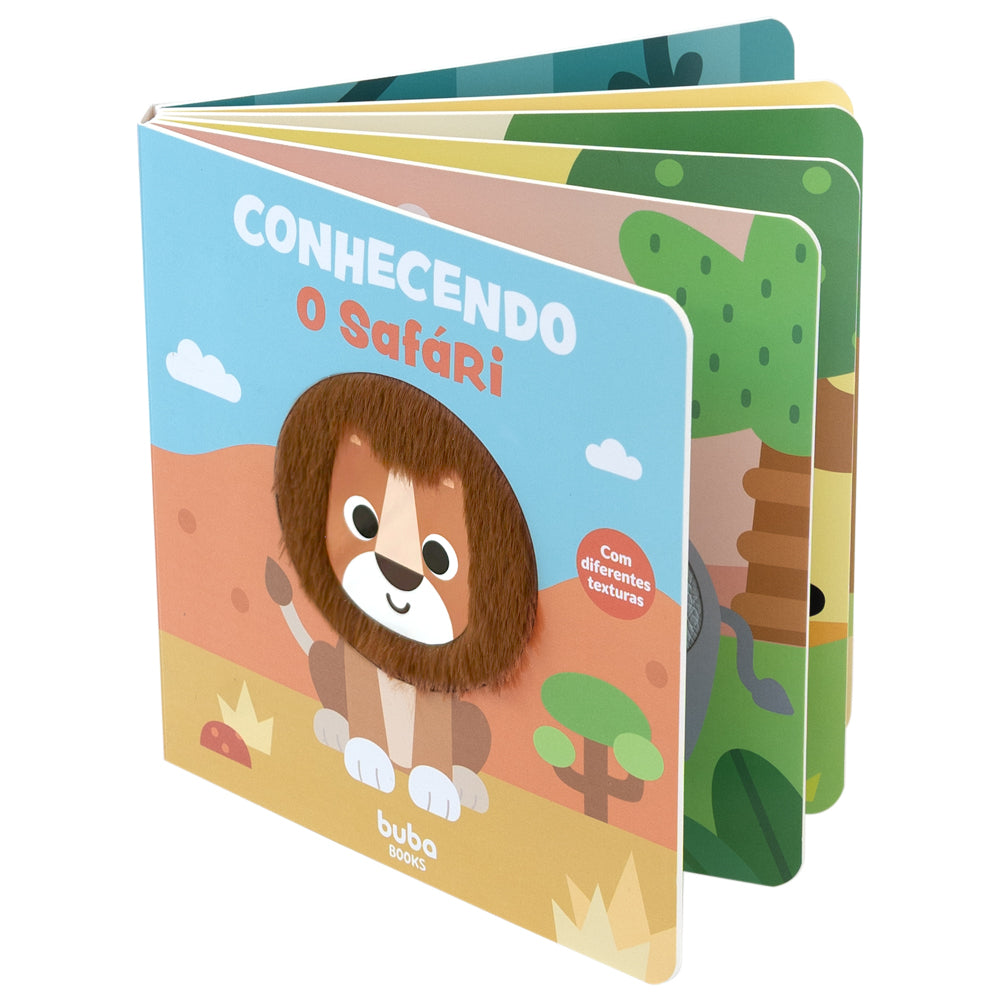 Livrinho com Texturas, Conhecendo o Safari - Buba