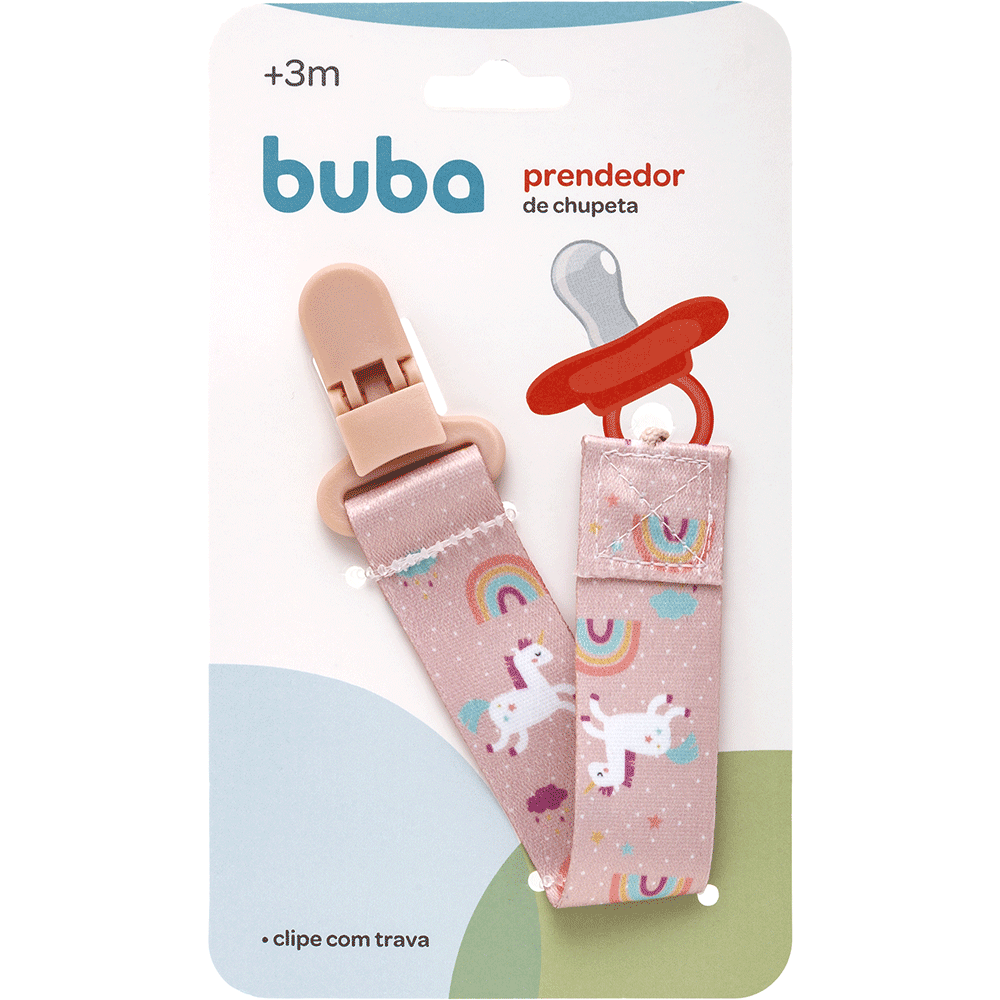 Prendedor de Chupeta Buba Magic - Unicórnio