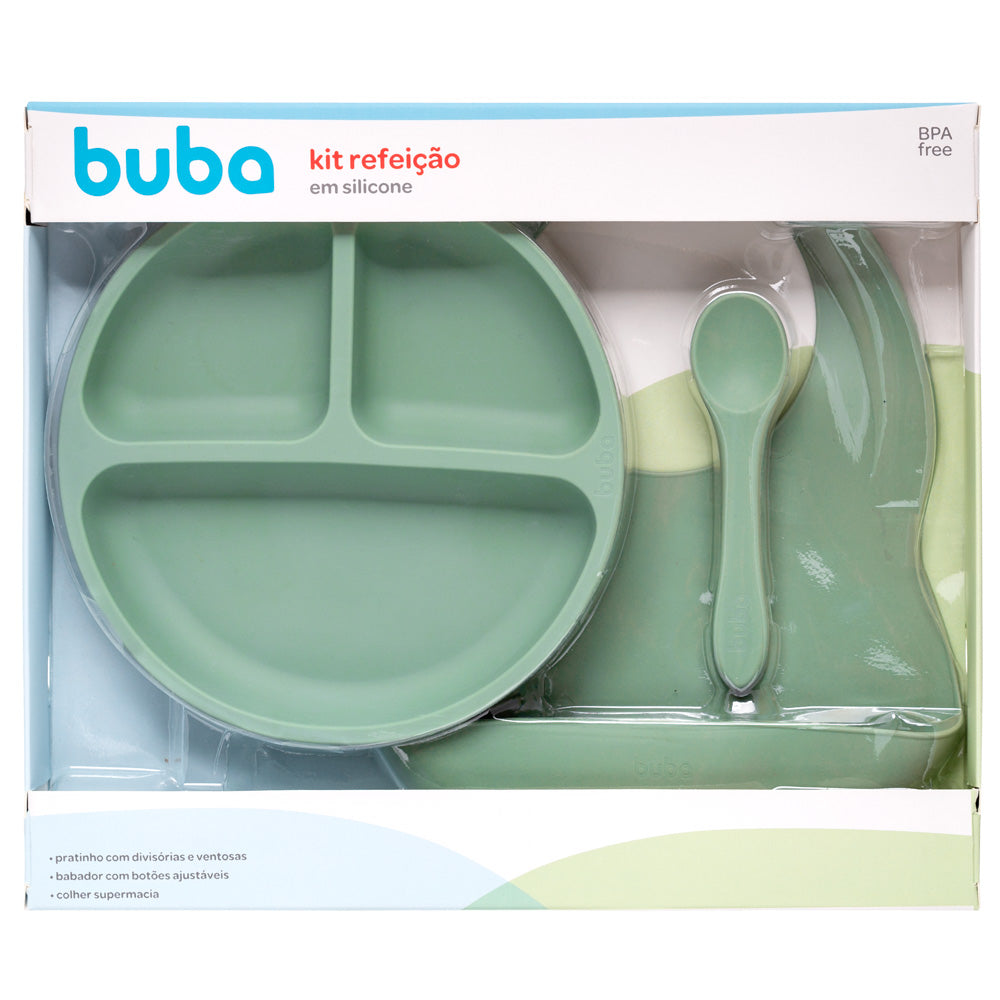 Kit Alimentação em Silicone - Verde