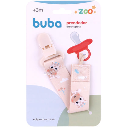 Prendedor de Chupeta, Buba Zoo Girafa - Buba