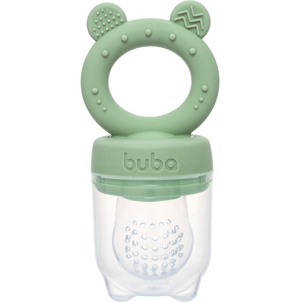 Porta-Frutinhas em Silicone Ursinho Verde - Buba
