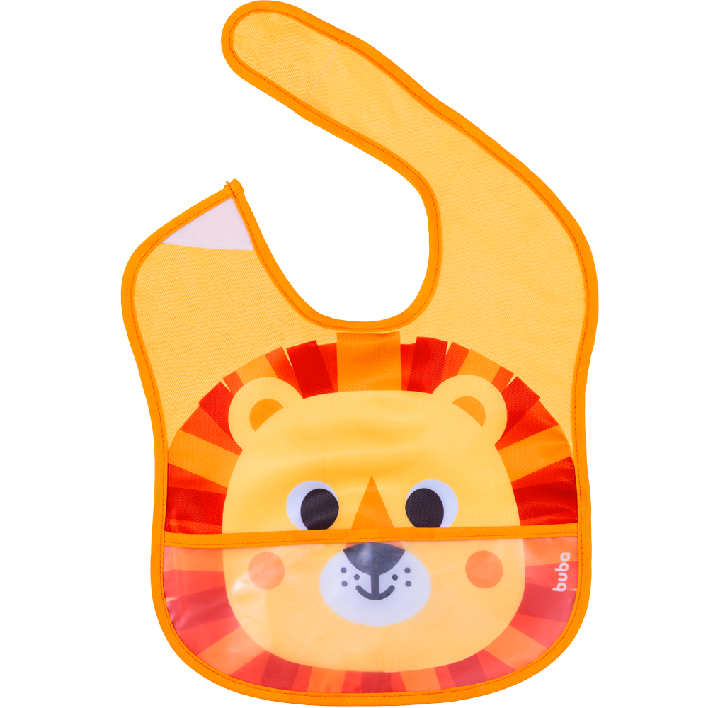 Babador com Bolso Buba Zoo - Leão