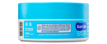 Creme para Pentear Cabelos Crespos, 200g - Baruel Baby
