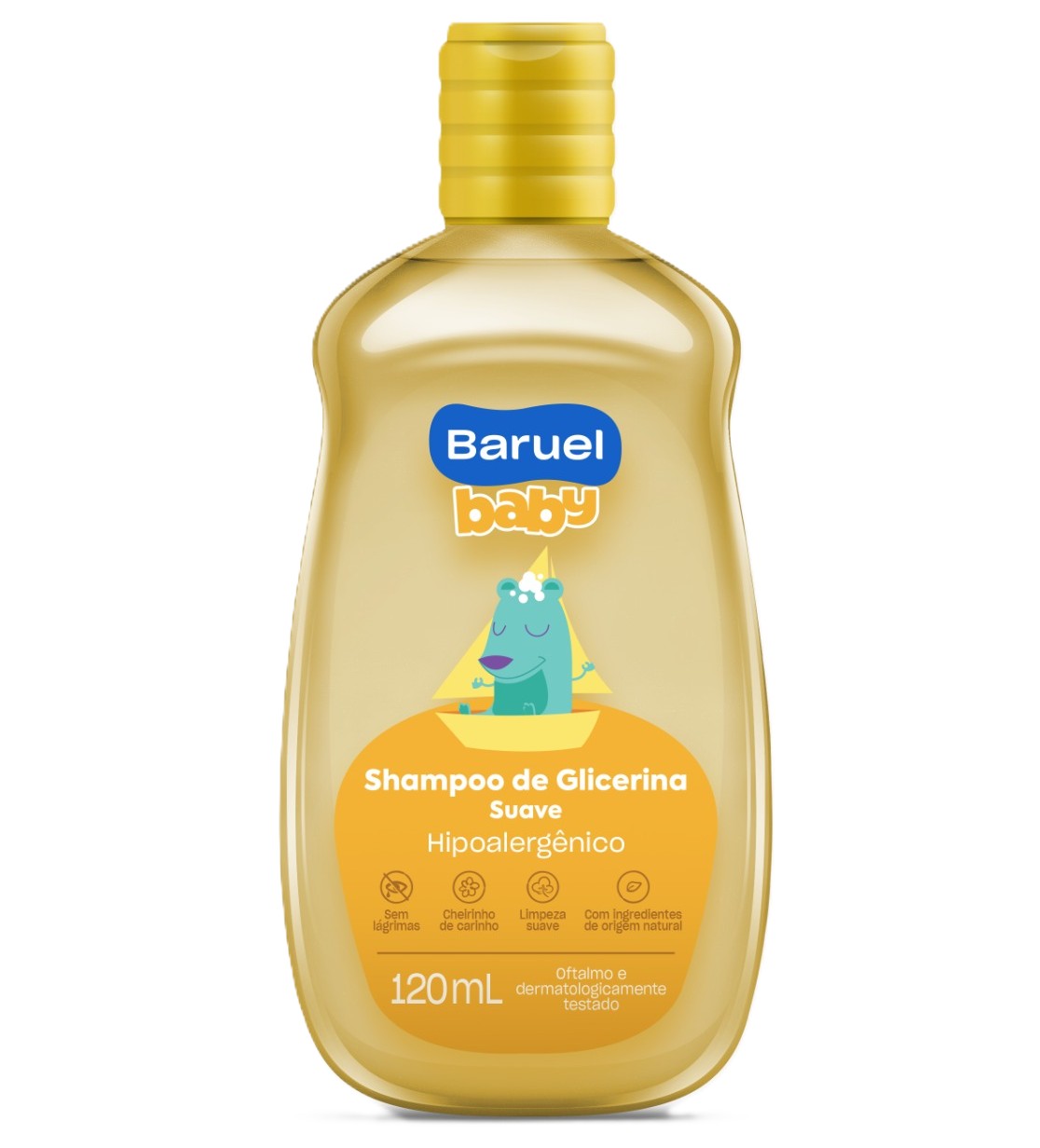 Shampoo Suave, 120ml - Baruel Baby