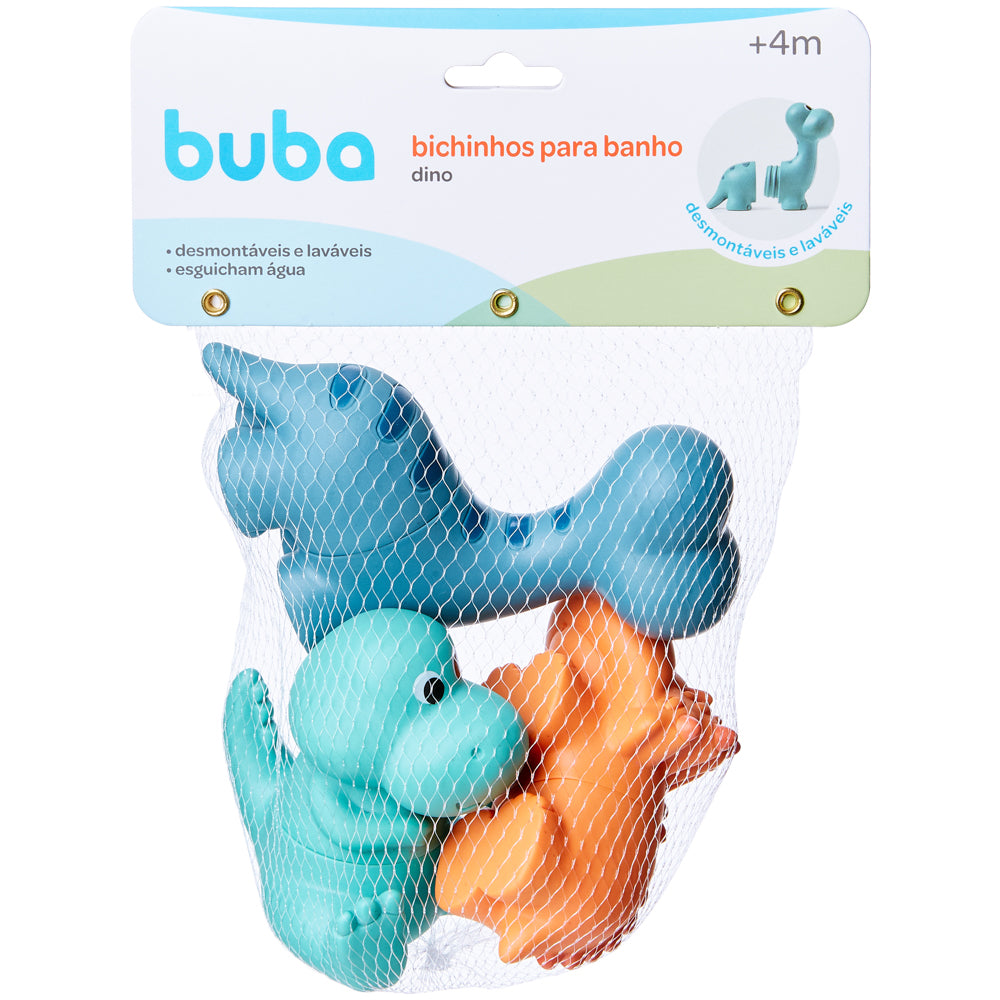 Bichinhos para Banho Lavaveis, Dino - Buba