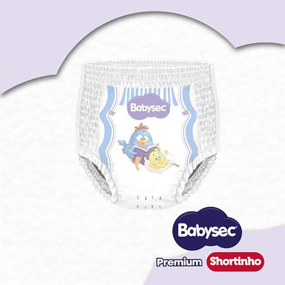 Fralda XG Babysec Shortinho Hiper com 42 unidades