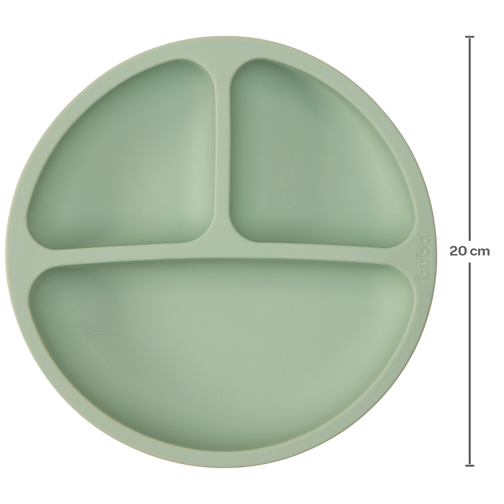 Pratinho em Silicone com Ventosa - Verde