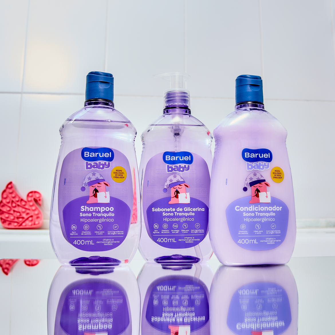 Sabonete Liquido Sono Tranquilo, 400ml - Baruel Baby