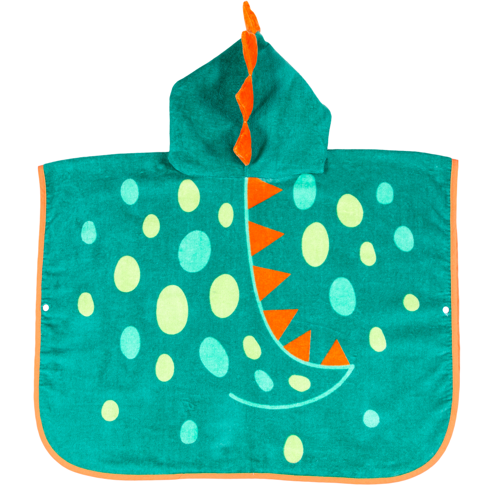 Toalha Poncho Buba Zoo - Dino