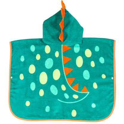 Toalha Poncho Buba Zoo - Dino