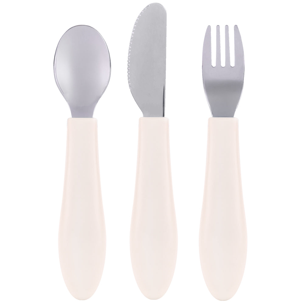 Kit 3 Talheres, Buba Zoo, Off White - Buba