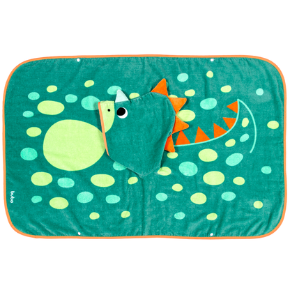 Toalha Poncho Buba Zoo - Dino