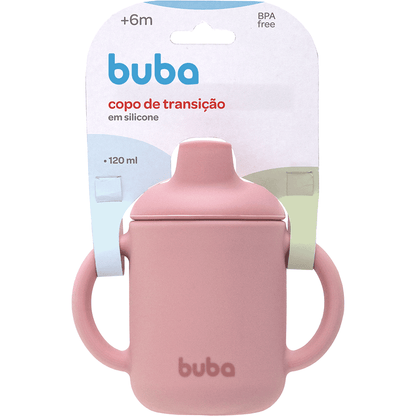 Copo de Silicone Buba - Rosa