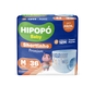 Fralda M Hipopo Baby Shortinho Jumbo com 36 unidades