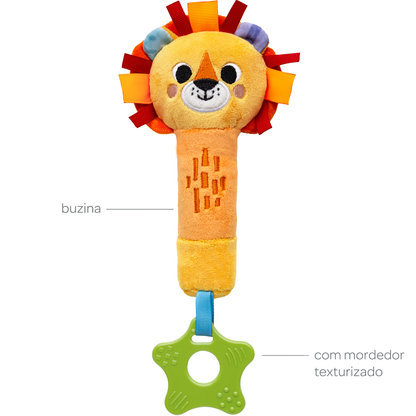 Buzininha com Mordedor Buba Zoo - Leão