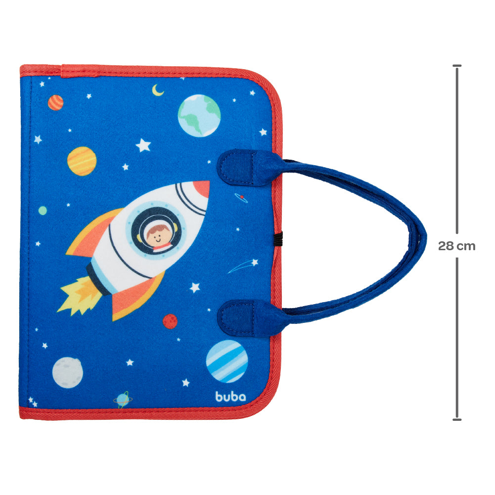 Livro de Atividades em Feltro, Astronauta - Buba