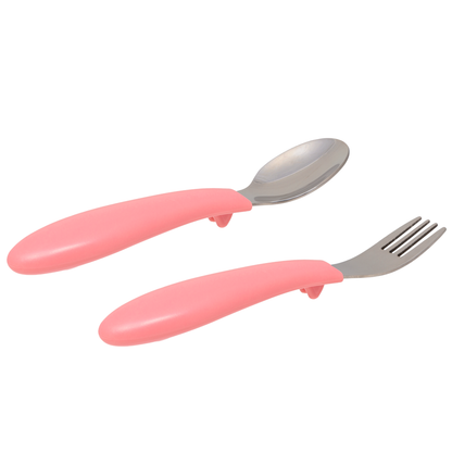 Kit Talheres Buba Zoo - Rosa