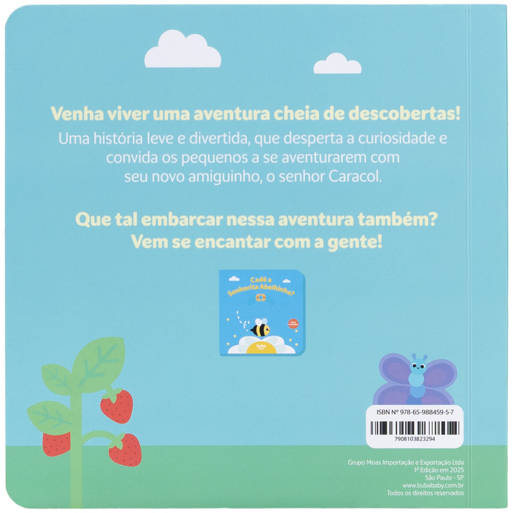 Livrinho Interativo, Cadê o Senhor Caracol? - Buba
