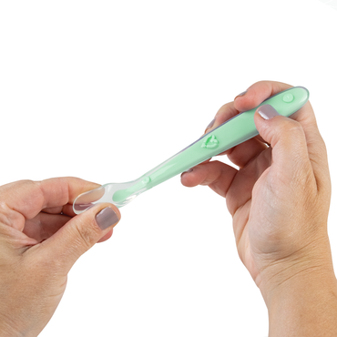 Kit 2 Colheres em Silicone - Azul/Verde
