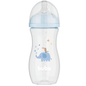 Mamadeira Easy Flow Elefante Azul, 330ml, Anticolica - Buba