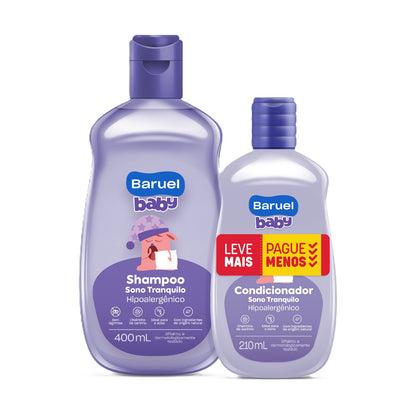 Kit Baruel Baby Sono Tranquilo – Banho Relaxante e Noites Mais Calmas