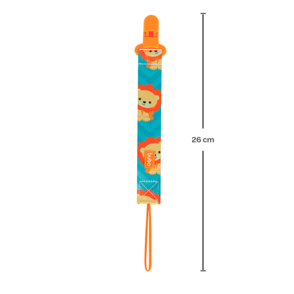 Prendedor de Chupeta - Animal Fun - Leão