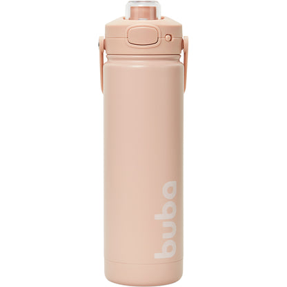 Copo Termico Parede Dupla, 600ml, Bege - Buba