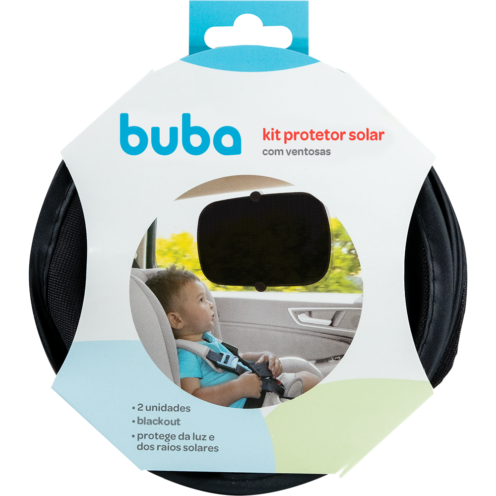 Kit 2 Protetores Solares para Carro Blackout - Buba