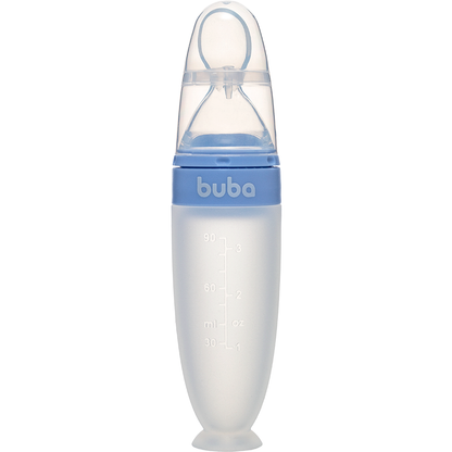 Colher Dosadora em Silicone com Ventosa - Azul