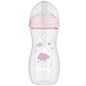Mamadeira Easy Flow Nuvem Rosa, 330ml, Anticolica - Buba