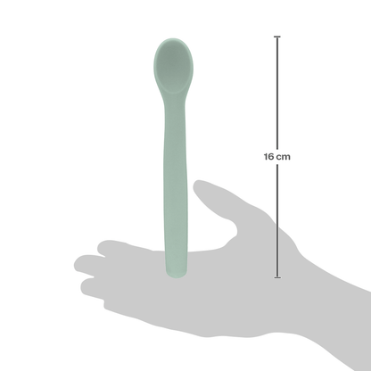Colher Flexivel em Silicone - Verde