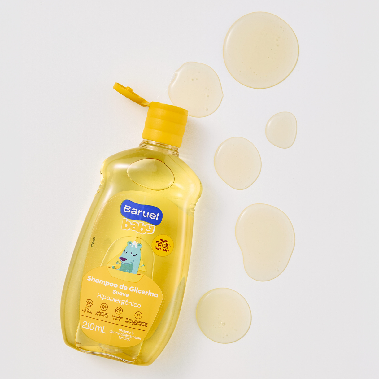 Shampoo Suave, 120ml - Baruel Baby
