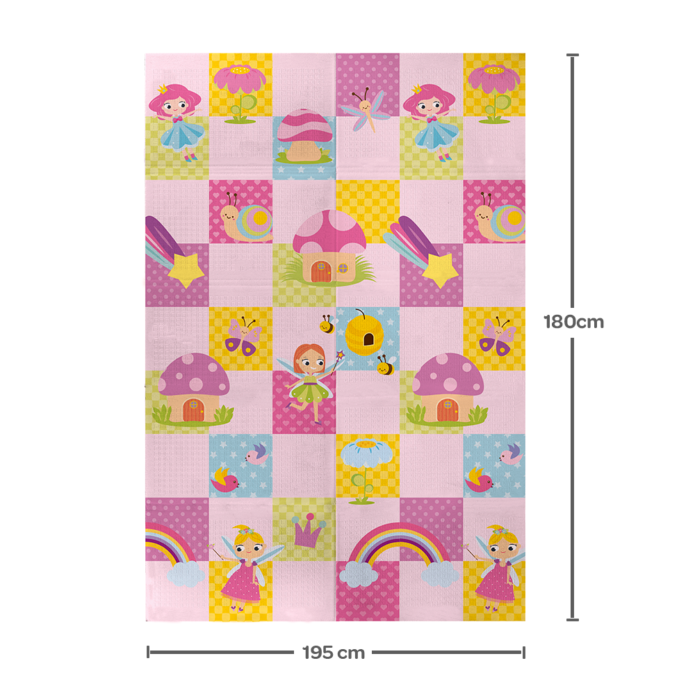 Tapete Dobrável 1,80 x 1,20 metros, Fadinha - Buba