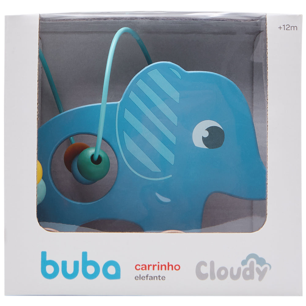 Carrinho Elefante Aramado, Cloudy - Buba