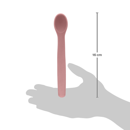 Colher Flexivel em Silicone - Rosa