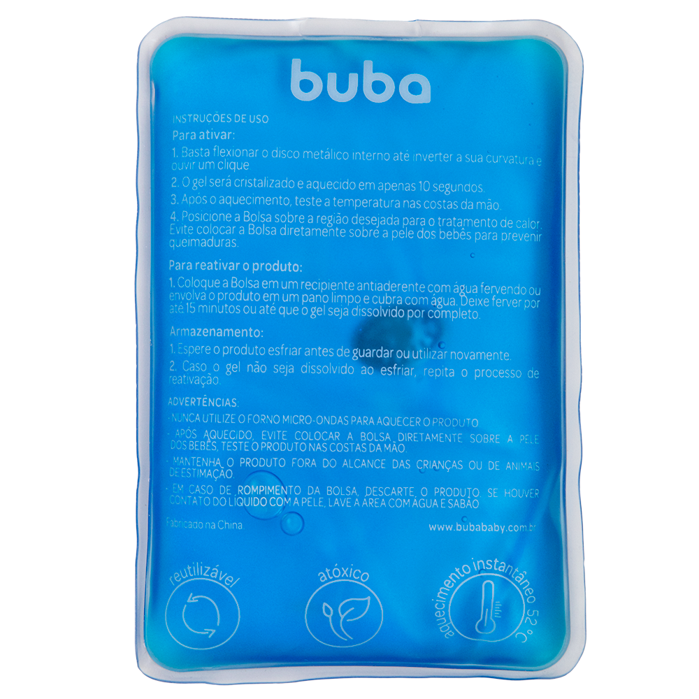 Bolsa Térmica Instântanea em Gel - Buba