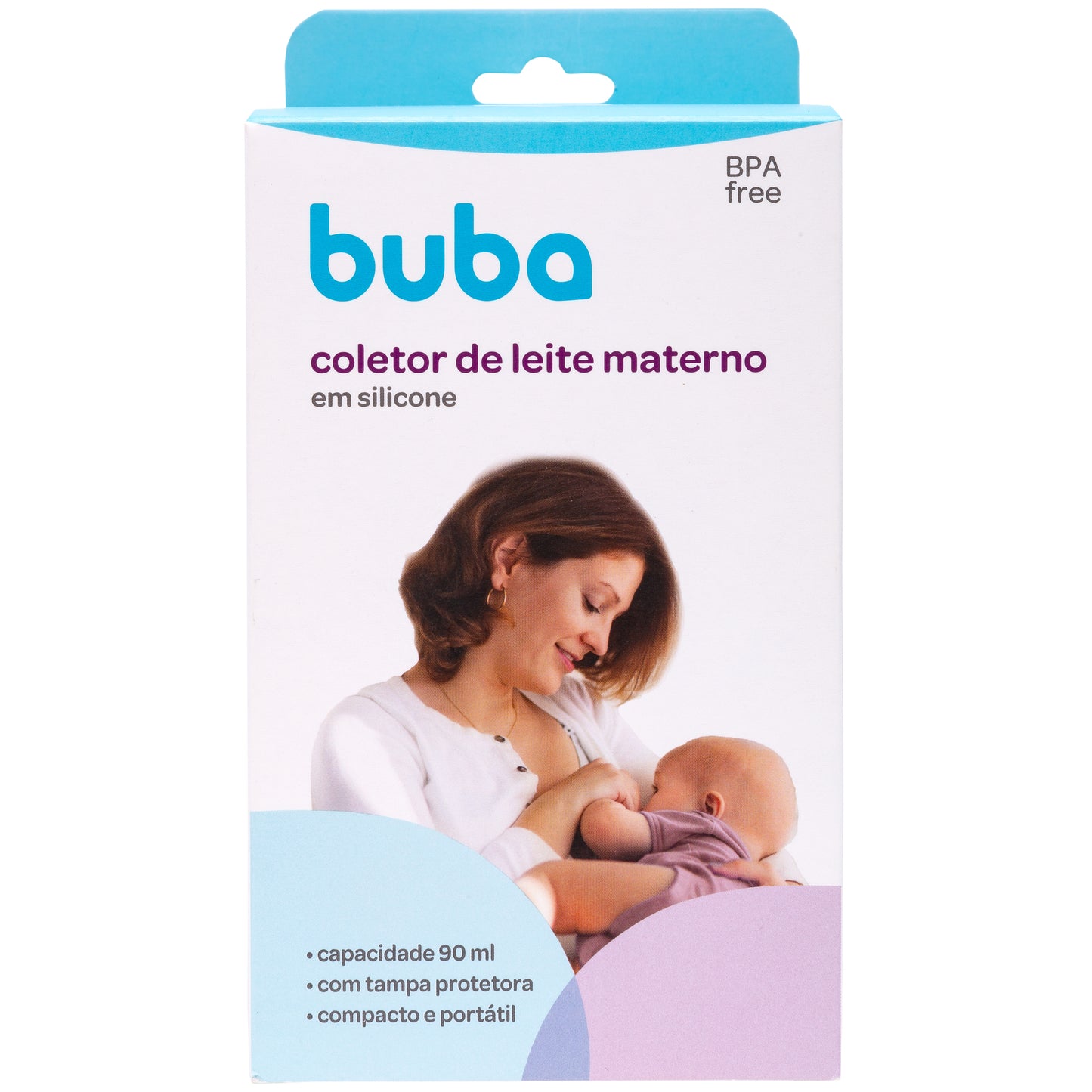 Coletor de Leite Materno em Silicone Buba