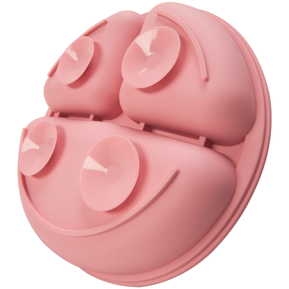 Pratinho em Silicone com Ventosa, Rosa - Buba