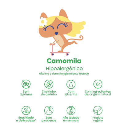 Shampoo Camomila, 210ml - Baruel Baby