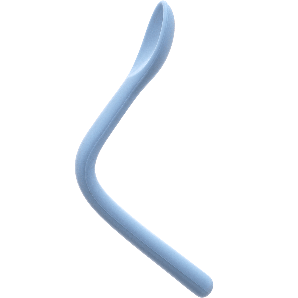 Colher Flexivel em Silicone - Azul