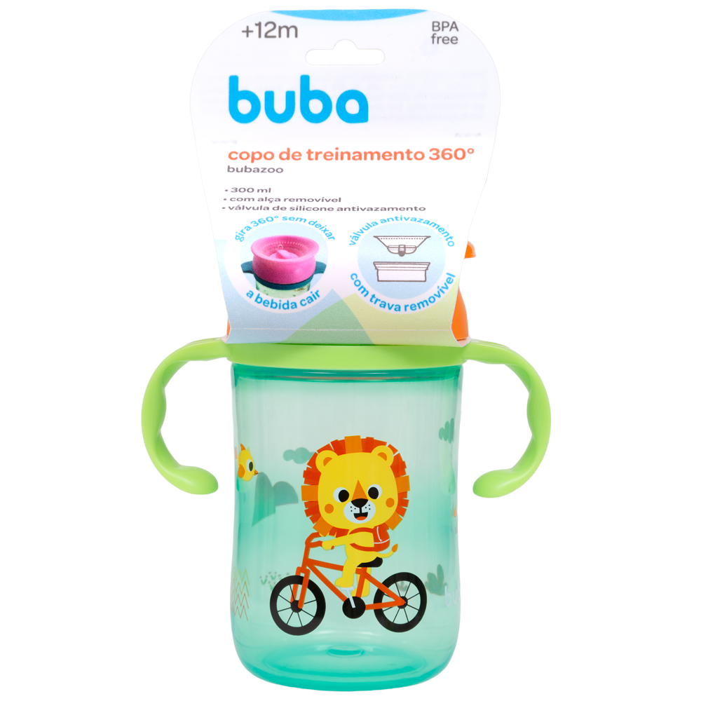 Copo de Treinamento 360º Buba Zoo - Leão