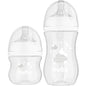 Kit 2 Mamadeiras Easy Flow Nuvem Branca, 120ml/270ml, Anticolica - Buba