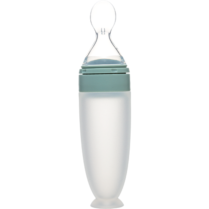 Colher Dosadora em Silicone com Ventosa - Verde